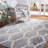 Dip Dye Hand Tufted Wool Geometric Rug-1476382963