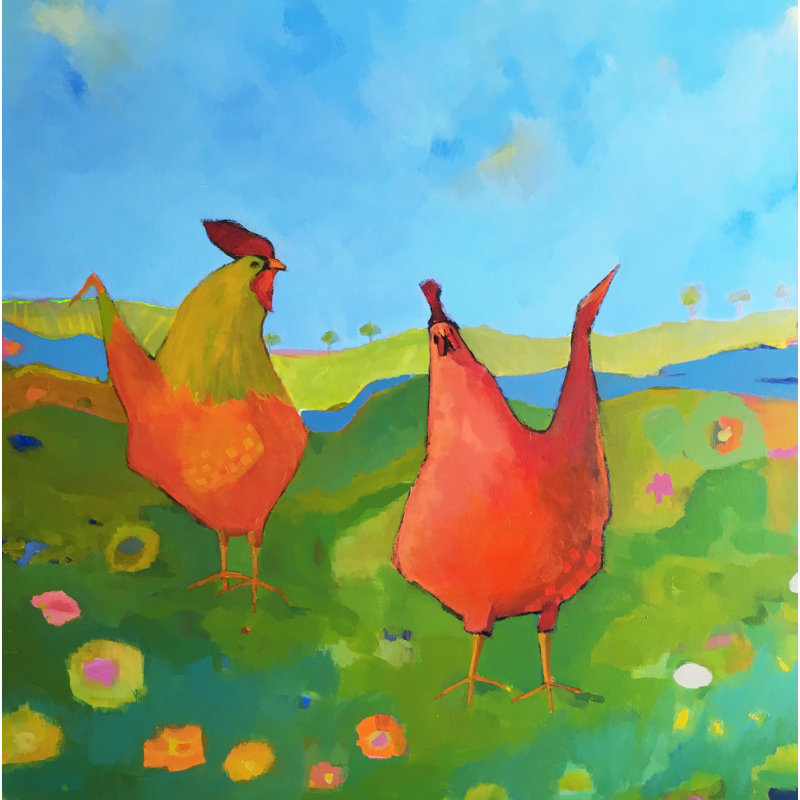 Spring Has Sprung Print by Phyllis Adams, 25.25" H x 31.25" W x 0.875" D