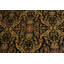 Tapis vert foncé / rouge foncé / beige en laine noué à la main 8 pi 11 po x 12 pi 2 po Abagail