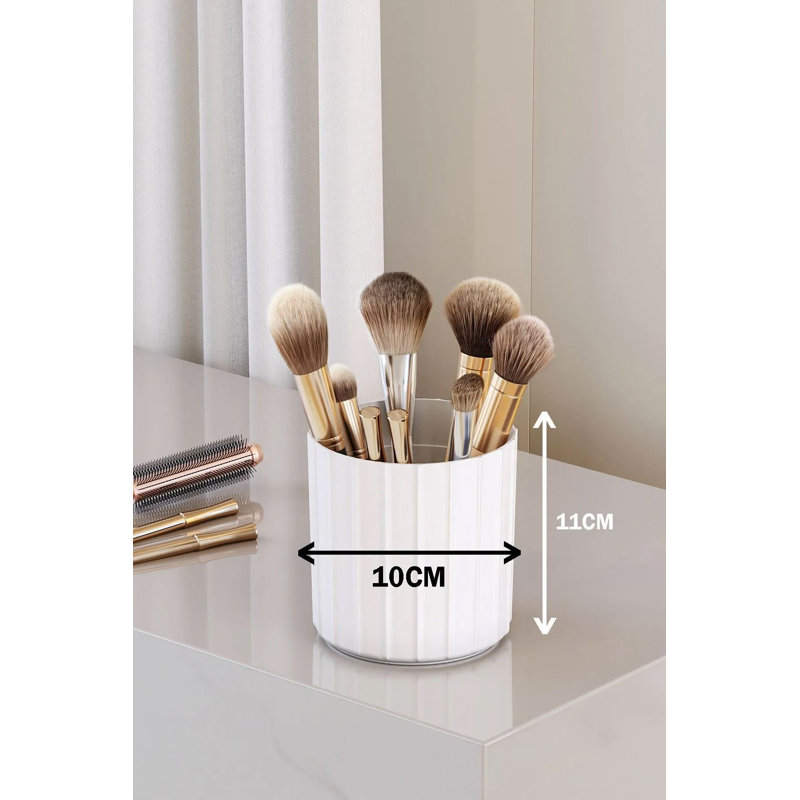 Ensemble de maquillage (2 pièces), Blanc