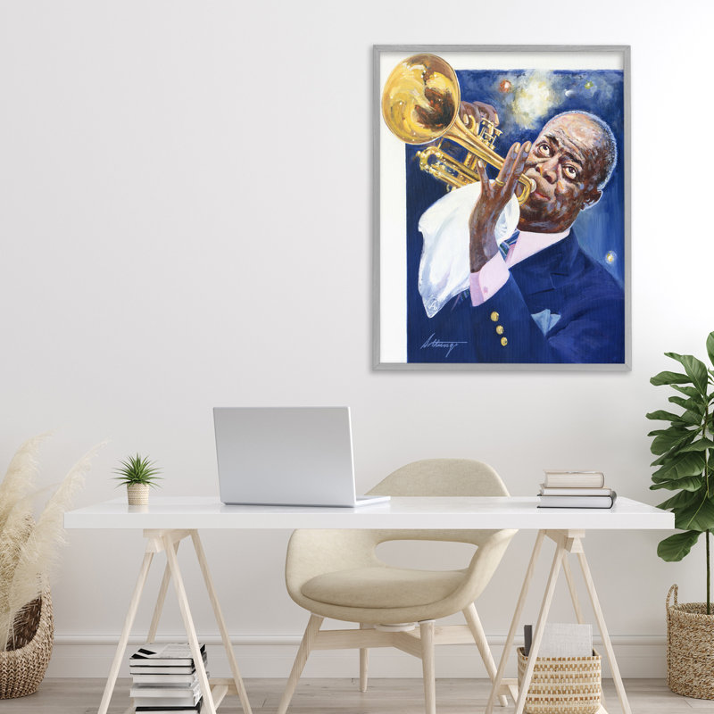 Louis Louis Portrait, estampe numérique, design par Wind River Studios, Estampe numérique Farmhouse, H 30 po x l 24 po