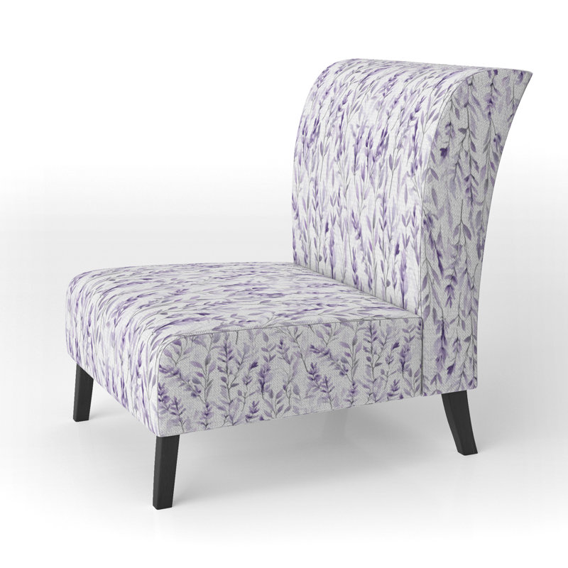 Fauteuil de chambre Floral, Pantoufle sans accoudoirs