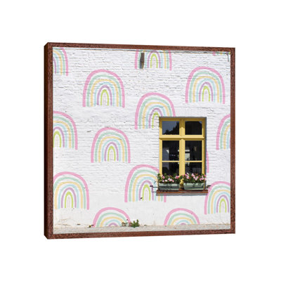 Rainbow Window by Erin Summer - Print on Canvas