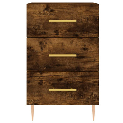 Jariel 40cm W Iron Bedside Table