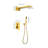 Wall Mounted Waterfall Rain Shower System-129237793