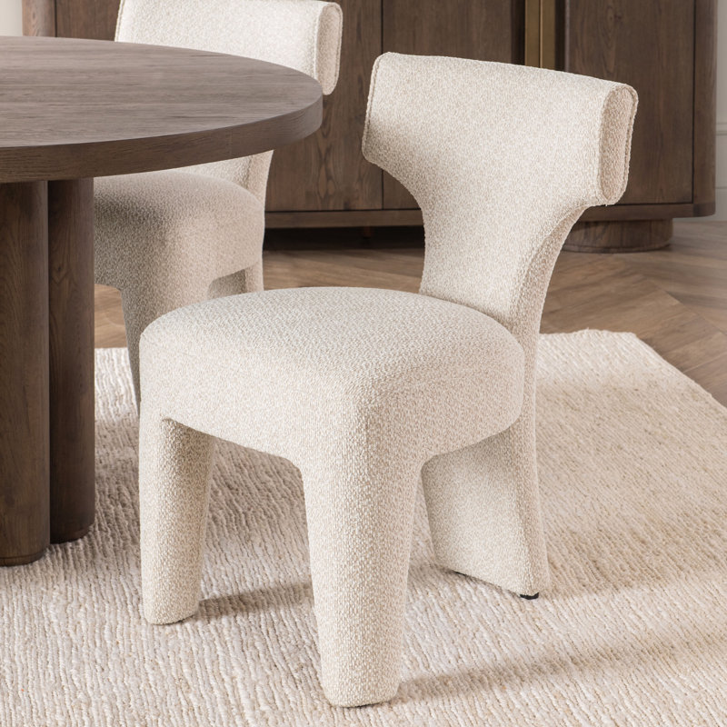 Khai Upholstered Dining Chair, Birch Cream