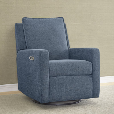Harlowe Power Recliner With USB-A & Charging Port By Delta Children - Greenguard Gold Certified – Stain-Resistant Performance Fabric Is Oeko-TEX Standard 100 Certified, Ash