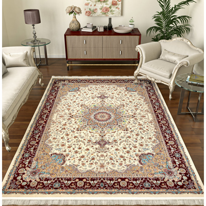 Tapis intérieur / extérieur en laine Feeny, Rectangle 8 pi x 11 pi