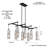 8 - Light Black Kitchen Island Pendant