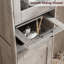 67" Tall Bathroom Cabinet, Narrow Storage Cabinet With Doors And Adjustable Shelf,Floor Slim Cabinet-471156037