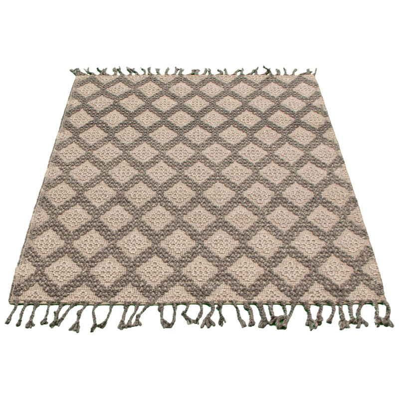 Wool Geometric Indoor Rug