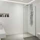 Zenith 34" W x 74" H Fixed Frameless Shower Screen with 3/8" Glass