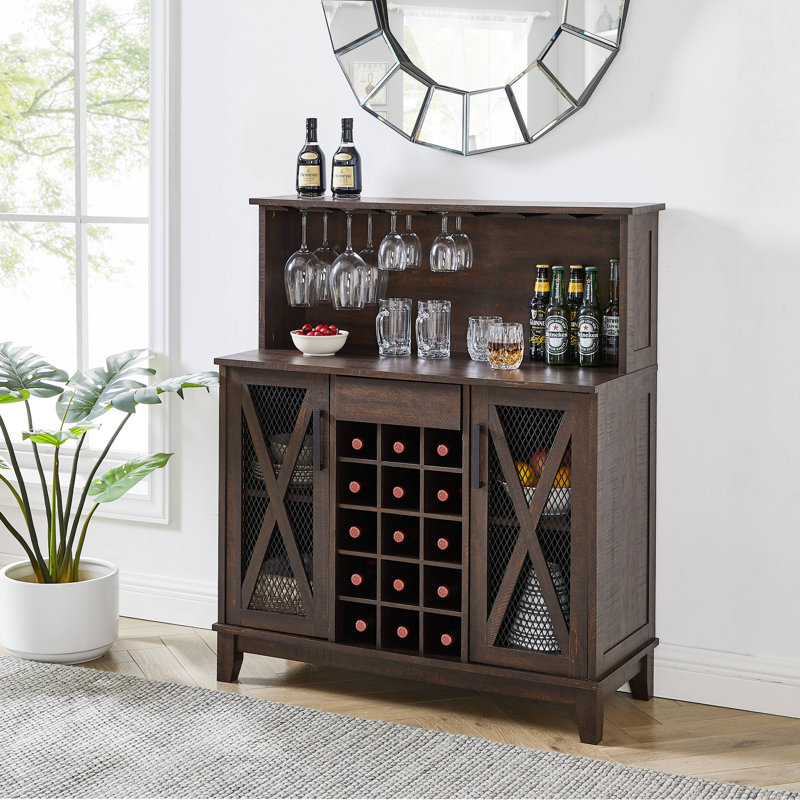 Armoire bar, Acajou
