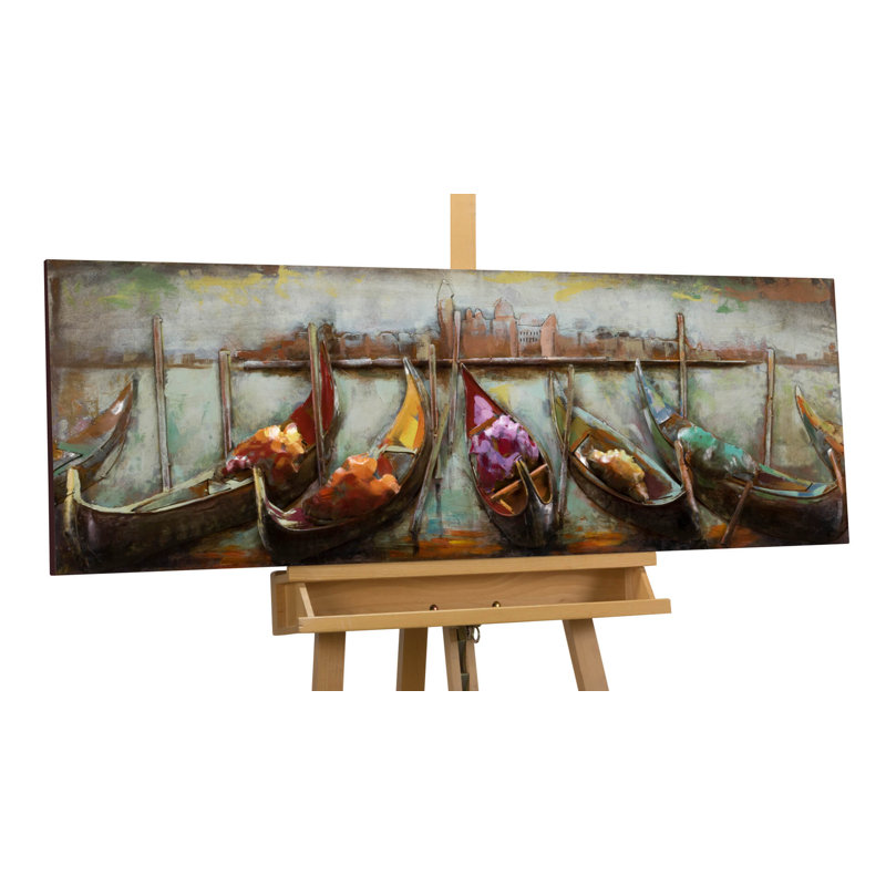 Handmade Coastal Transportation Wall Decor on Metal