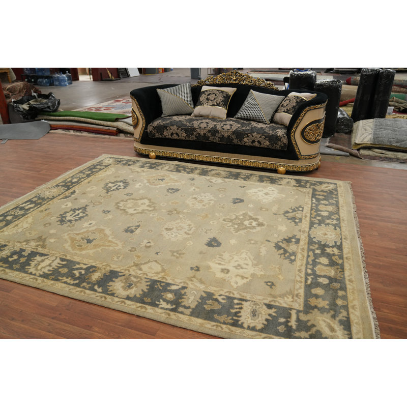 Tapis transitionnel fait à la main Camel Oushak