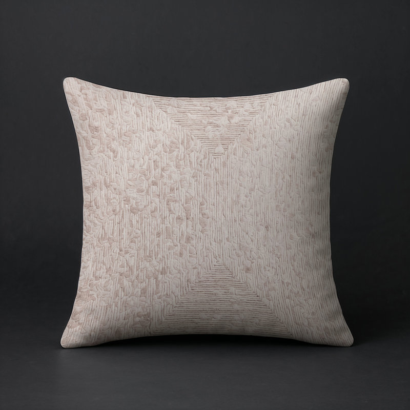 Coussin décoratif intérieur et extérieur Modern, Gris abstrait 192, Carré 20 po