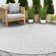 Seraphine Floral Gray/White Indoor / Outdoor Area Rug
