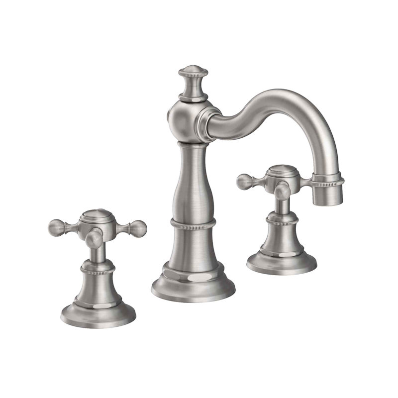 Victoria Widespread Bathroom Faucet with Drain Assembly, Stainless Steel