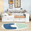 Alameda Wooden Daybed with Storage Shelves, 2 Drawers,Built-in Study Desk-1960862989-1960862988