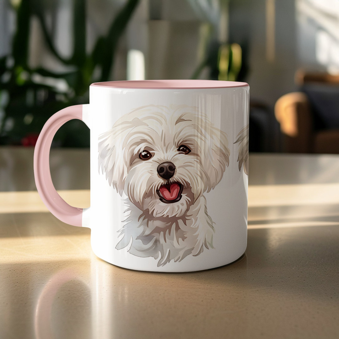 Watercolor Shiba Inu Design 11oz Coffee Mug