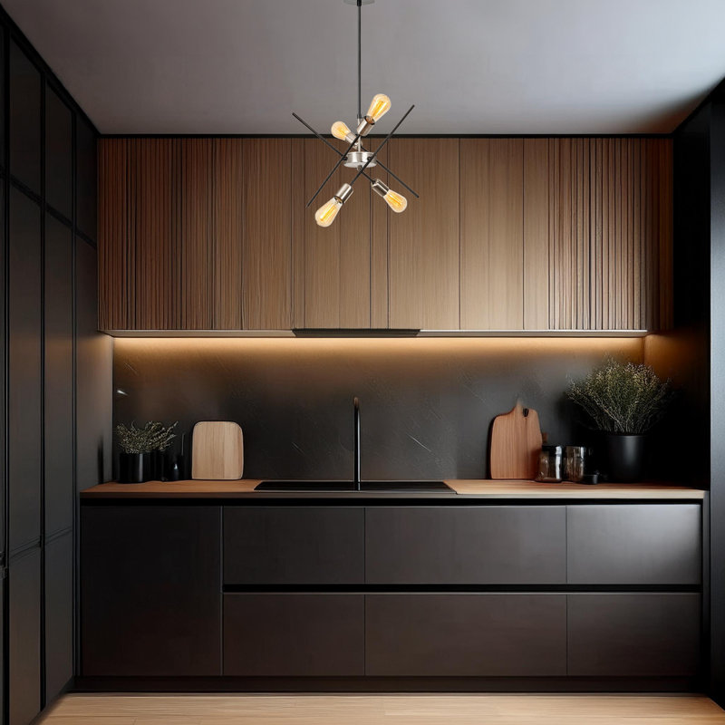 Lustre spoutnik 4 lumières