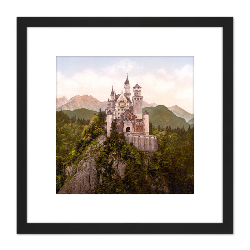 Neuschwanstein Castle Bavaria Germany Landscape Photo 1 Piece Single Picture Frame Wall Art