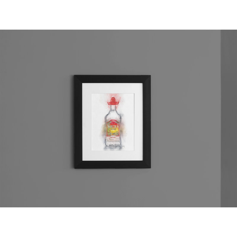 Tequila Bottle - Single Picture Frame Print
