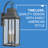 Adair 3-Light Outdoor Wall Mount Coach Lantern - Aged Zinc