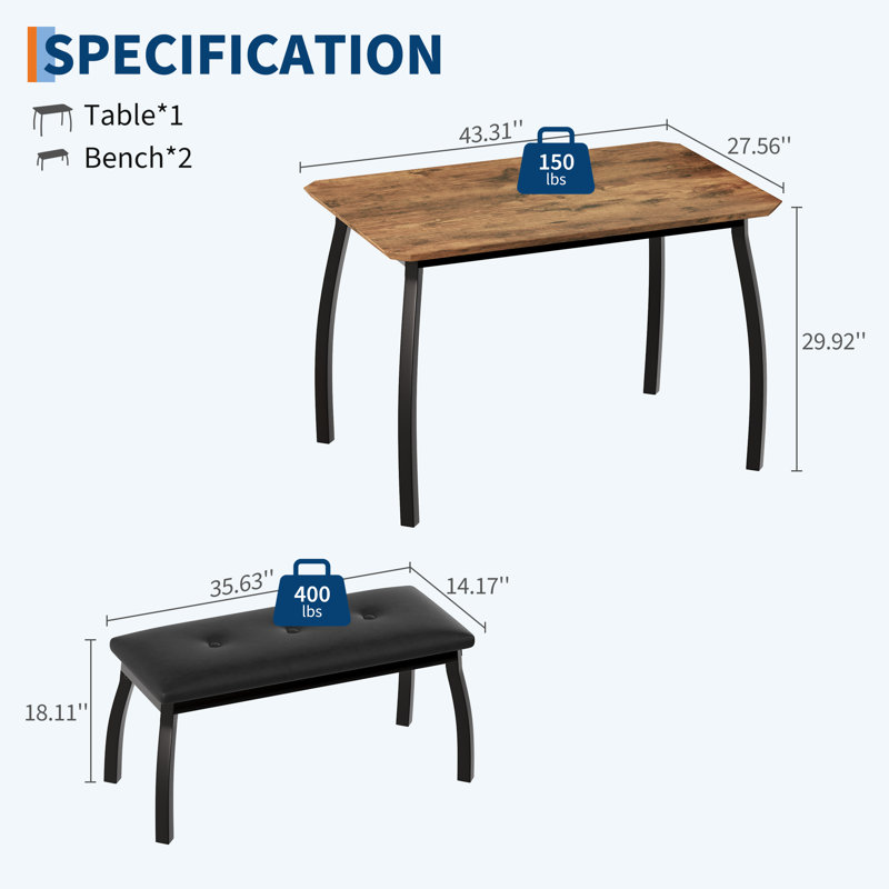 Dining Set, Brown, Brown, Brown, Brown