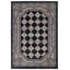 Tapis géométrique noir / beige Demaris-708840450