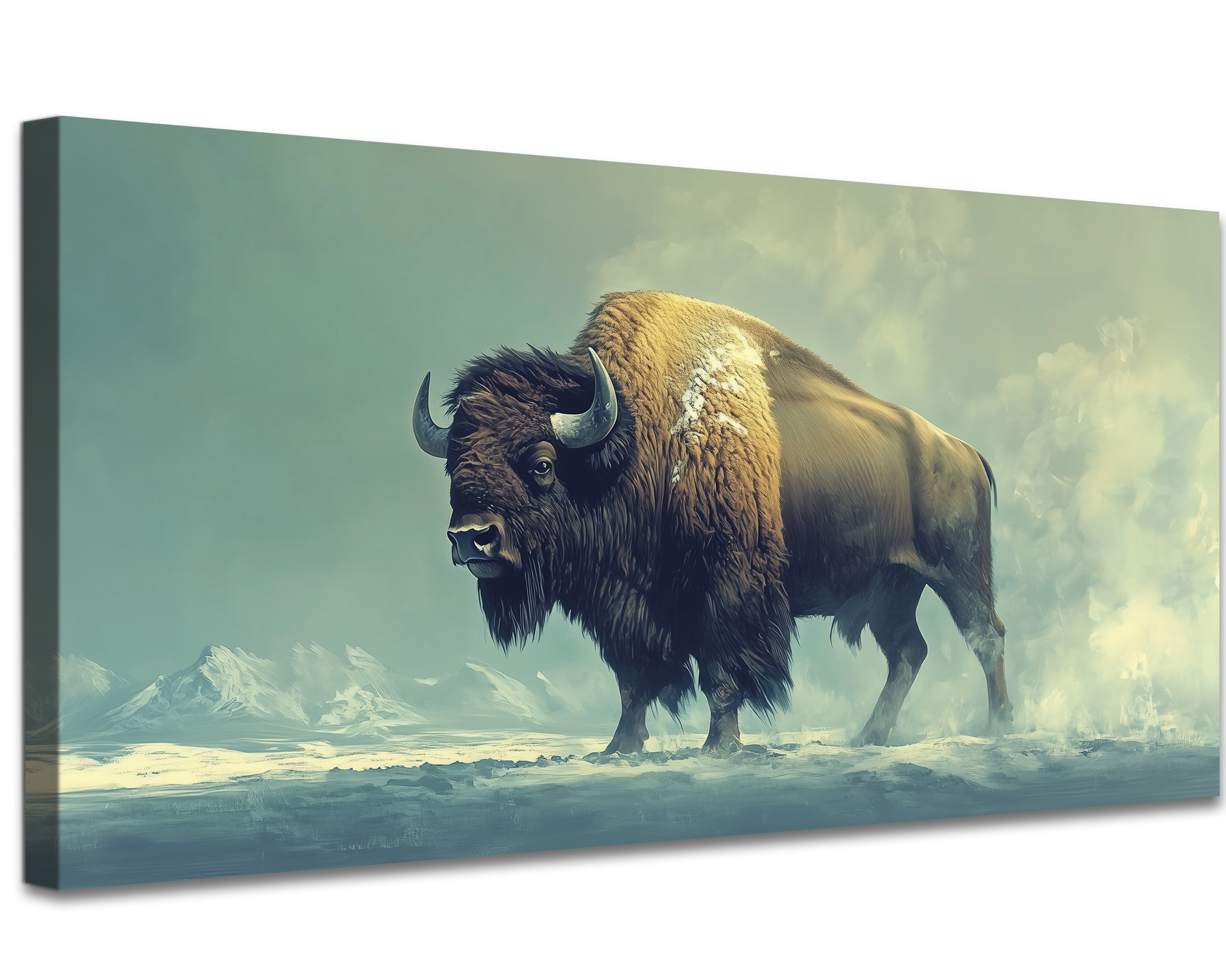 The Holiday Aisle® Bison Wall Art - American Buffalo Pictures Wall ...