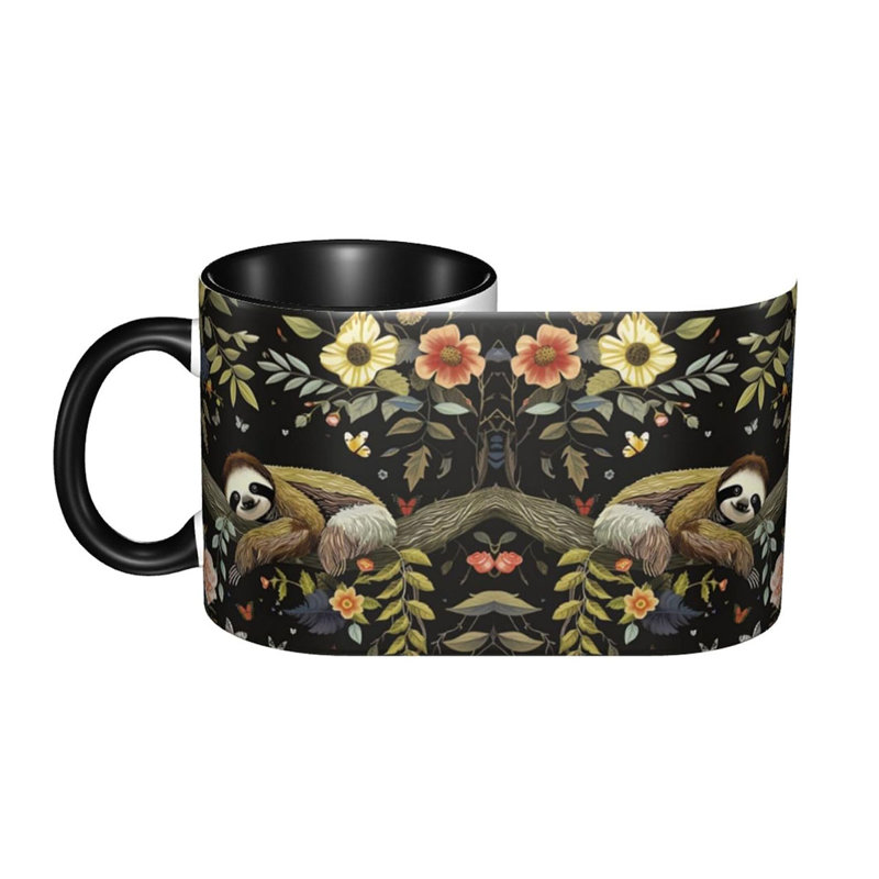 Sloth Coffee Mug 11OZ Funny Ceramic Tea Cup Kitchen Decor Novelty Mugs for Home Office Travel