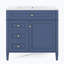 Ensemble de meuble-lavabo simple 36 po avec plateau Clancie-1309714390