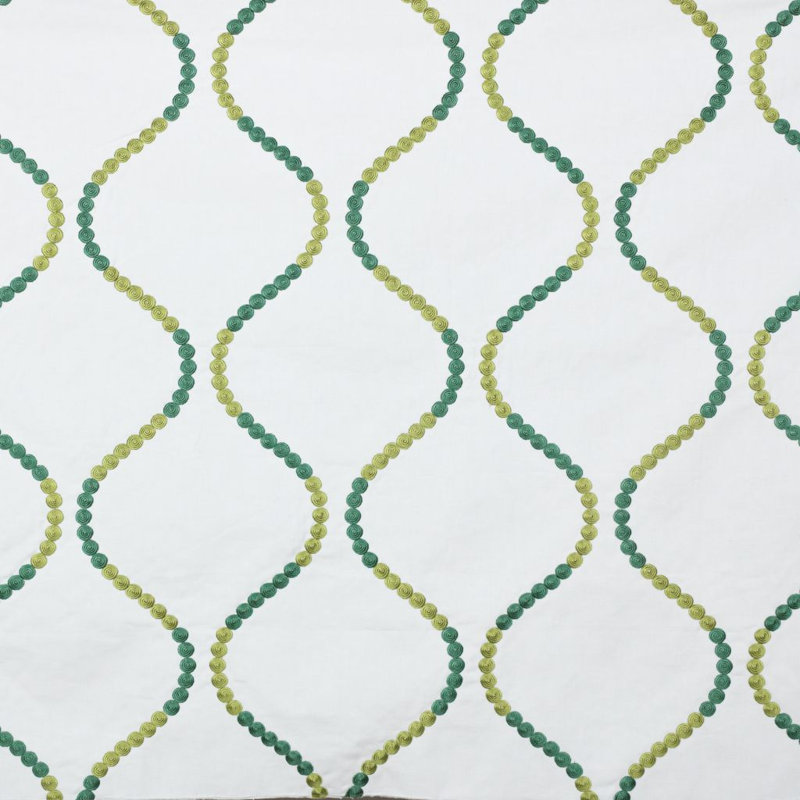 Tissu à treillis à boutons, Minthe