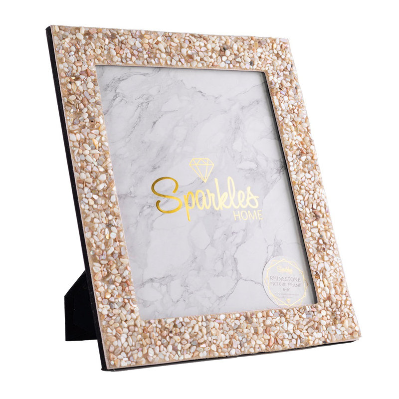 Shell Picture Frame, 8" W x 10" H