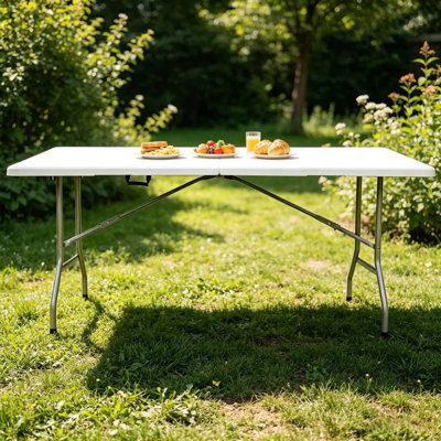 Table pliable blanche