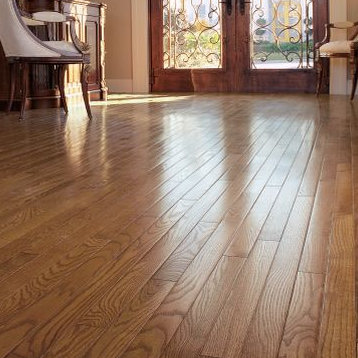 Parquet en chêne massif de 3/4 po d'épaisseur, Sable