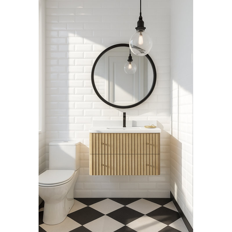 Ensemble de meuble-lavabo mural 36 po Maxbano, 36"