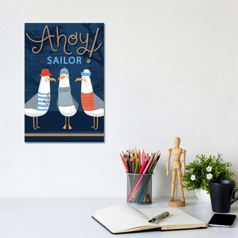 Beach Fun II by Arrolynn Weiderhold - Wrapped Canvas Print