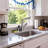 Brushed nickel pull-out faucet, single-hole, single-handle kitchen sink faucet with retractable spray head; 360° swivel, high-arc basin faucet; a multifunctional sink faucet suitable for bathrooms, RVs, campers, and kitchen sinks.