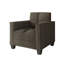 Chaise rembourrée en velours Olivia-120132888
