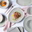 Assiette plate en grès de 12,2 po Pistache