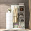 Armoire 4 tiroirs avec tablettes de rangement