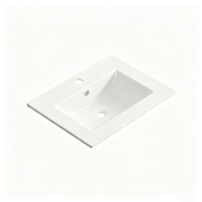 24" Ceramic Bathroom Vessel Sink, Only Sink