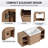 48" Wall Mounted Single Bathroom Vanity with Ceramic Top-452059700
