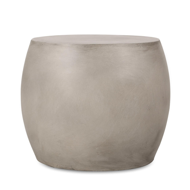 Outdoor Lightweight Concrete Side Table