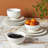 Grady Piece Porcelain China Dinnerware Set - Service for 4