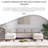 U-SHAPED COMBINATION SOFA WITH SPONGE-FILLEDCUSHIONS-114328275