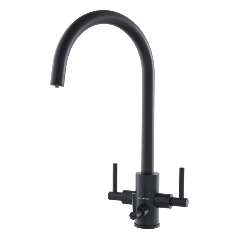 Ebern Designs Regelinde Kitchen Faucet, Matte Black