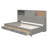Twin Size Wooden Daybed With 3 Storage Drawers, Upper Soft Board, Shelf, And Integrated Sockets And USB Ports For Modern Living-1598477165